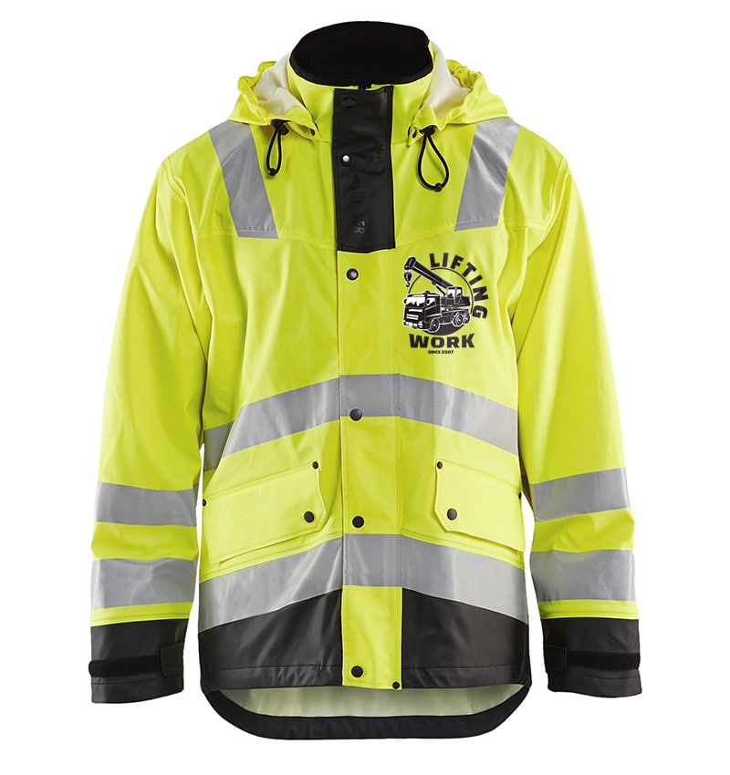 hi vis with company logo