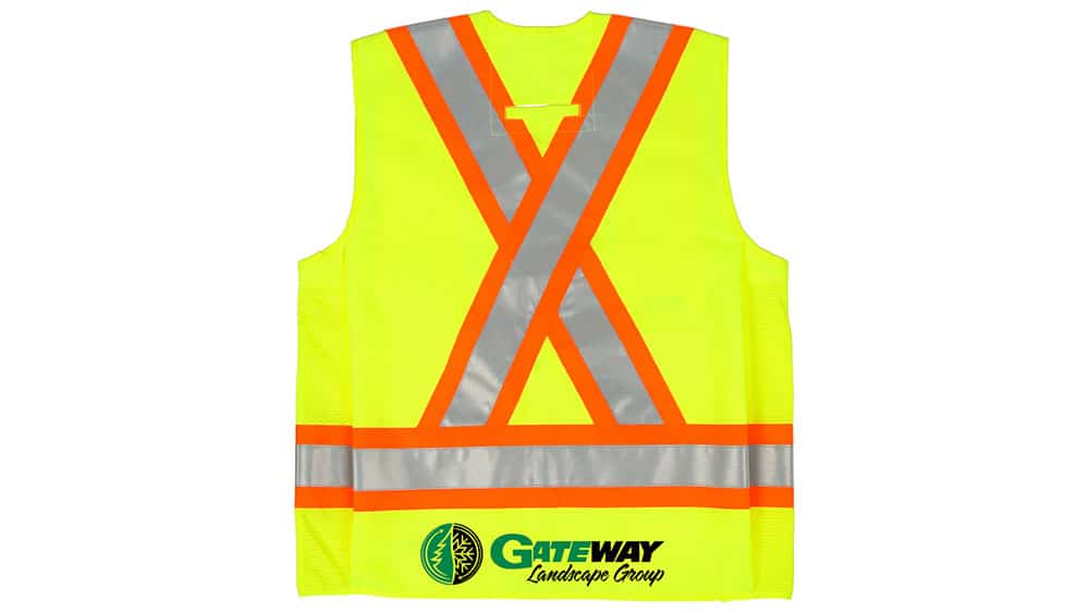 hi vis with company logo